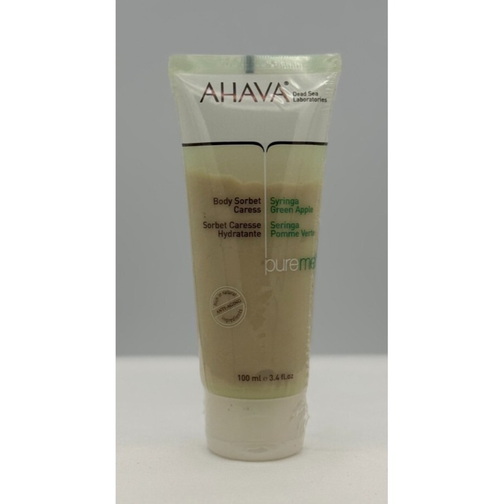 Ahava Dead Sea Laboratories Body Sorbet Caress - Syringa Green Apple 3.4 OZ -NEW